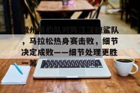 kaiyun开云-徽州黑豹队对阵江汉鲸鲨队，马拉松热身赛击败，细节决定成败——细节处理更胜一筹
